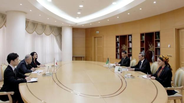 Aşgabatda türkmen-ýapon hyzmatdaşlygynyň geljekki ugurlary maslahatlaşyldy