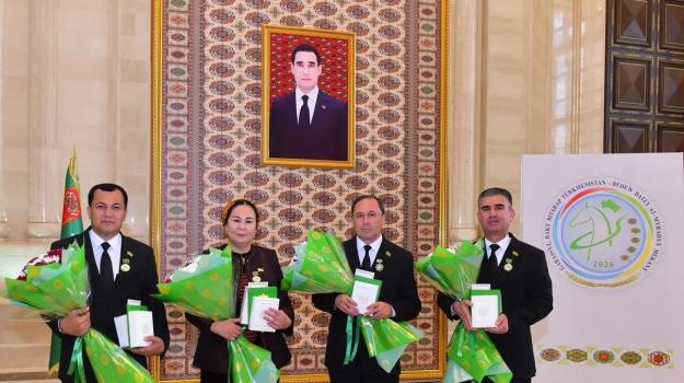 State awards presented to representatives of the Mejlis of Turkmenistan